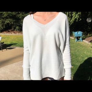 Beautiful pastel teal colored cashmere sweater